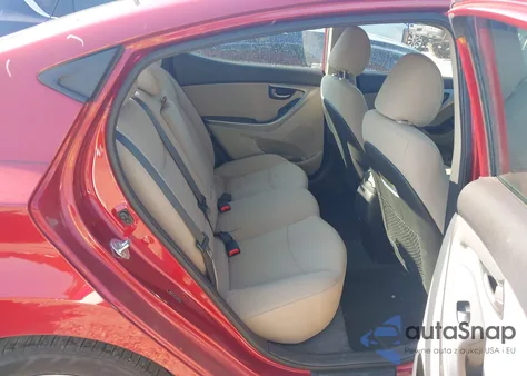 2016 Hyundai Elantra Se from USA, damaged, VIN 5NPDH4AE2GH662655